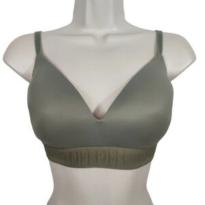 Victorias Secret Where Everywhere Wireless Lightly Lined Bra Women Size 32DD